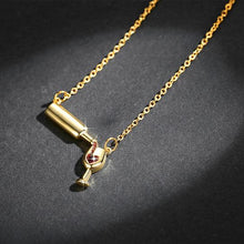 Load image into Gallery viewer, High Quality 3D Wine Bottle Necklace